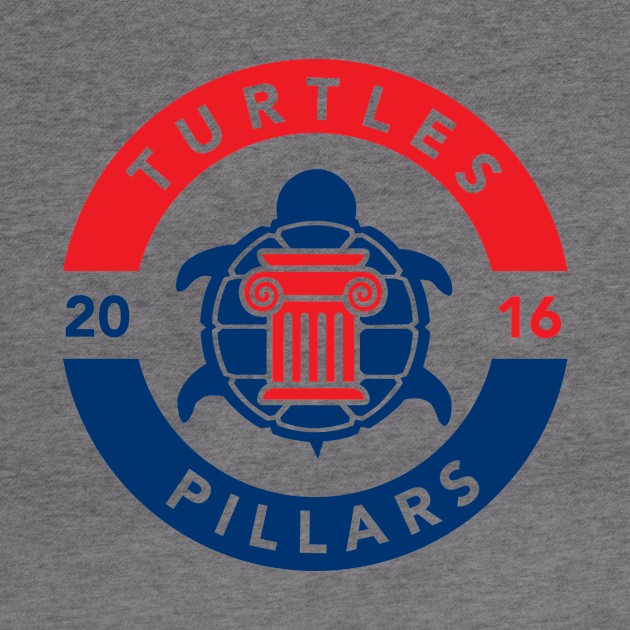 Turtles / Pillars 2016 by Duckfeed.tv Merch Store